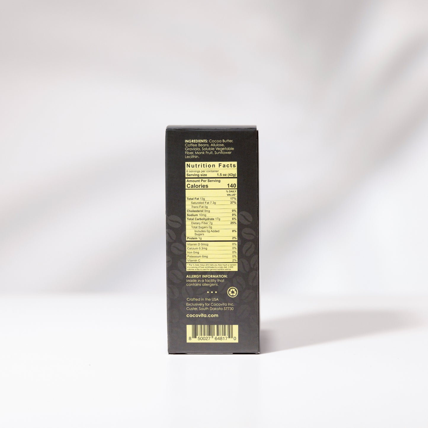 Graviola Superfood Infused Espresso Bar 43g 6-Pack