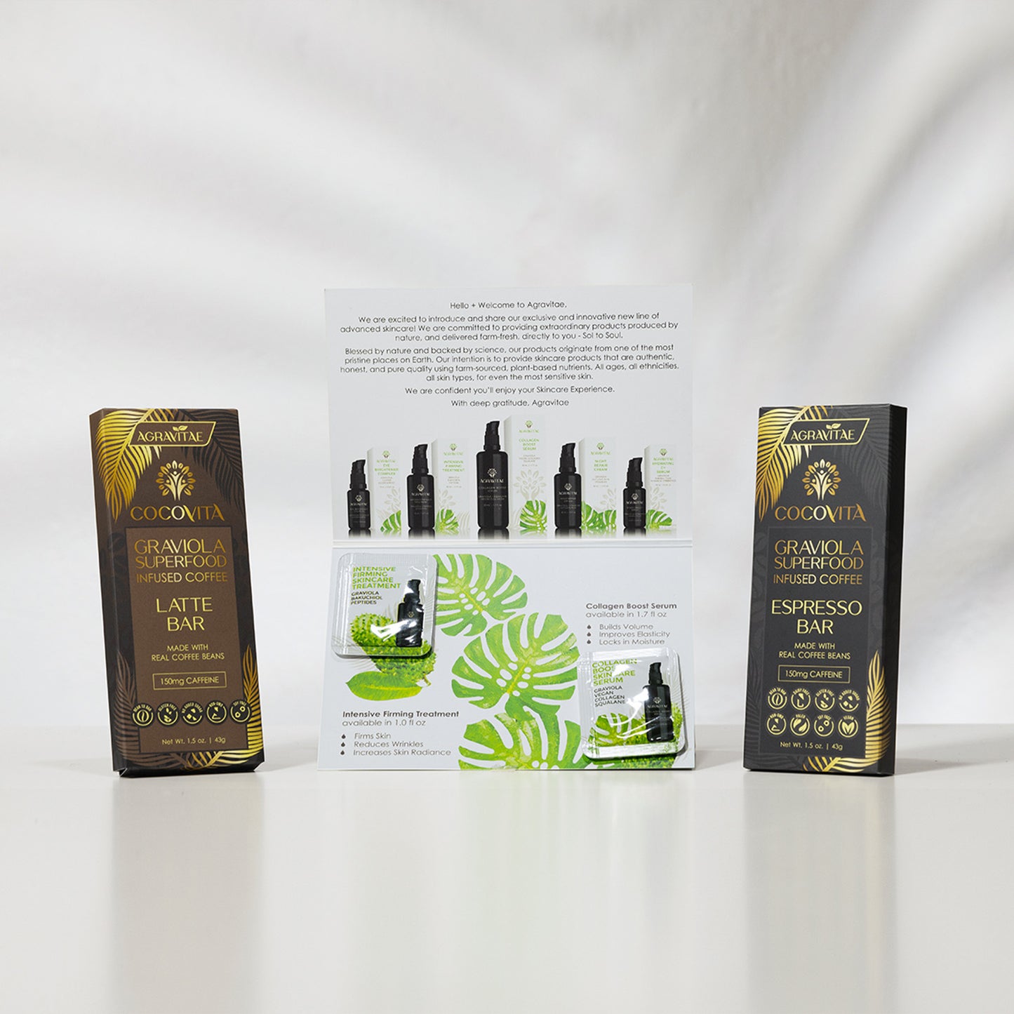 Gift Sample Box x5 (Latte, Espresso, & Skincare)