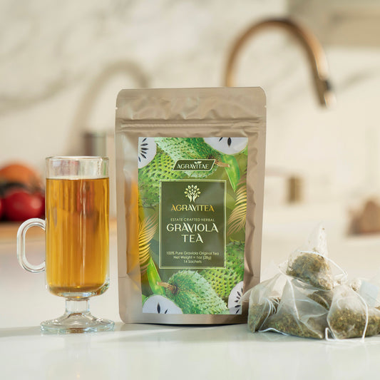 14 Sachet Agravitea Estate Crafted Herbal Graviola Tea